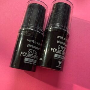 Wet n Wild Photofocus Stick Foundation 0.42 Oz - Almond (Pack of 2)